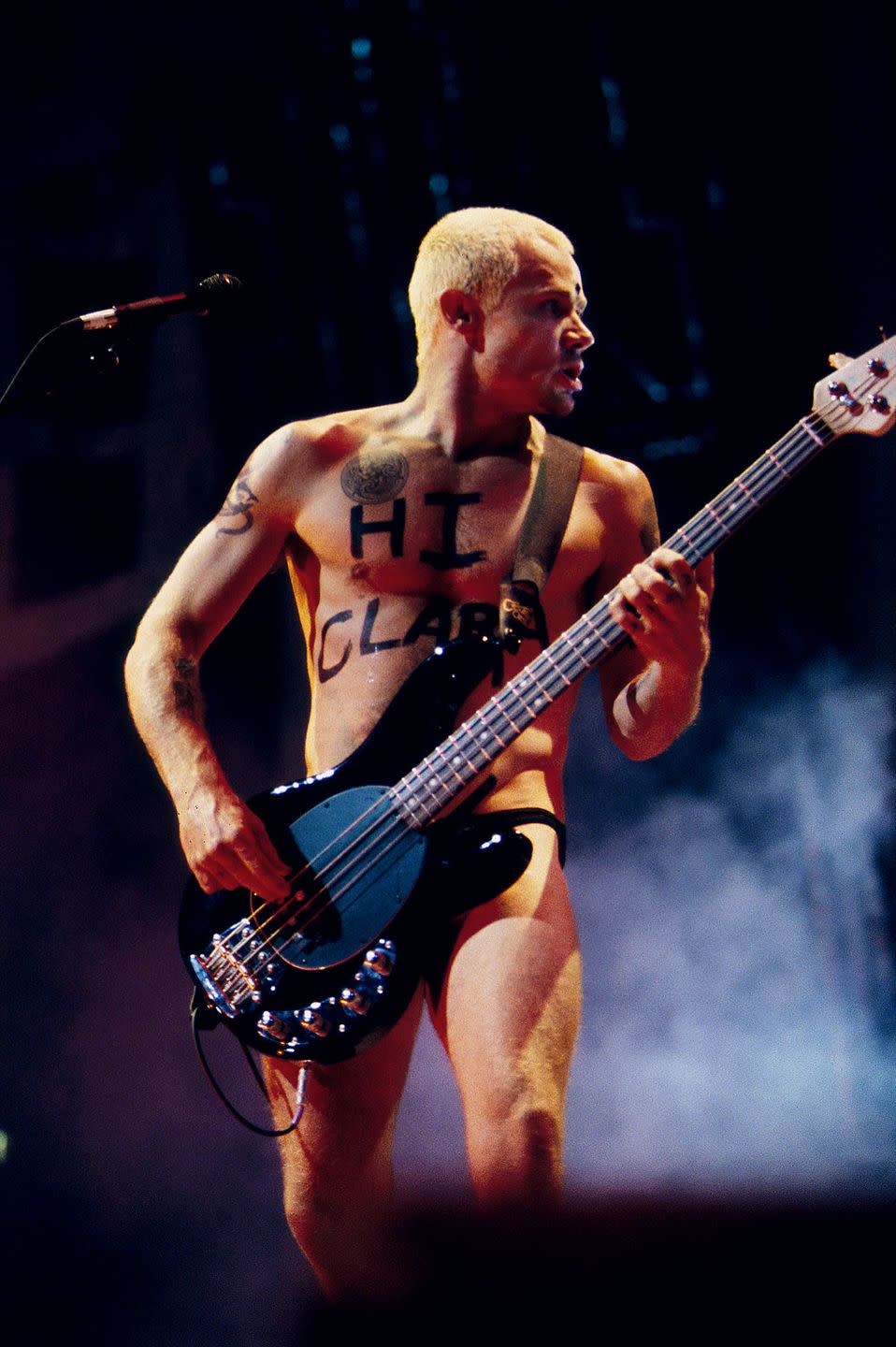 Flea from the Red Hot Chili Peppers, 1995