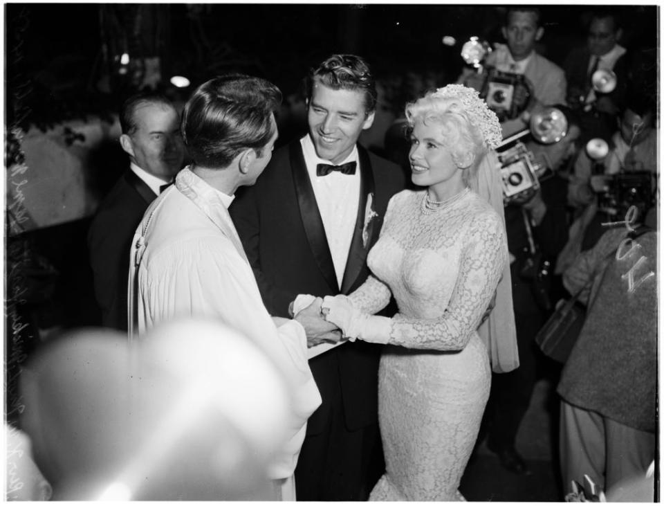 1958: Jayne Mansfield and Mickey Hargitay