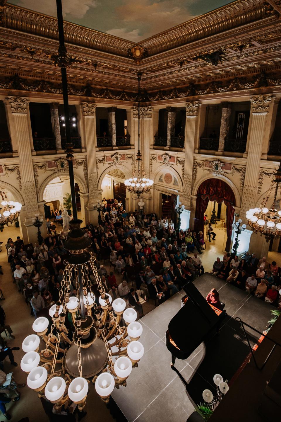 Pianist Simone Dinnerstein performs at Newport Classical Music Festival’s 2023 Opening Night at The Breakers.