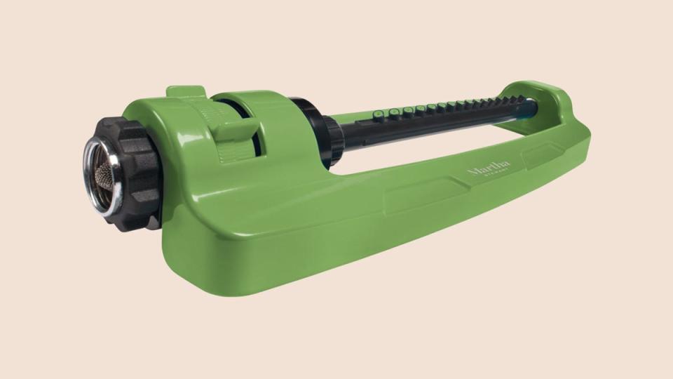 Spread water around your lawn with the help of this meal oscillating sprinkler on sale at Walmart.