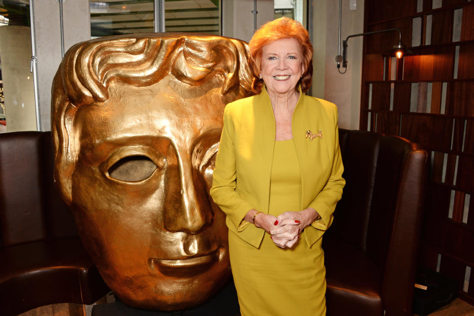 LONDON, ENGLAND - MAY 13:  Cilla Black attends a private lunch to celebrate her upcoming BAFTA Special Award hosted by Villa Maria Wines at Rabot 1745 in Borough Market on May 13, 2014 in London, England.  (Photo by David M. Benett/Getty Images)