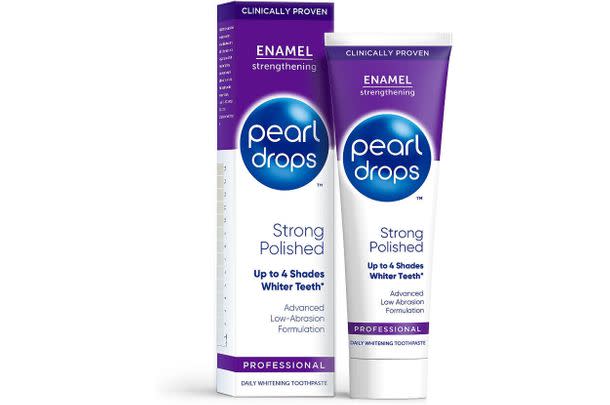 This whitening Pearl Drops toothpaste