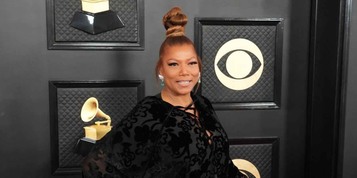 queen latifah grammy awards dress