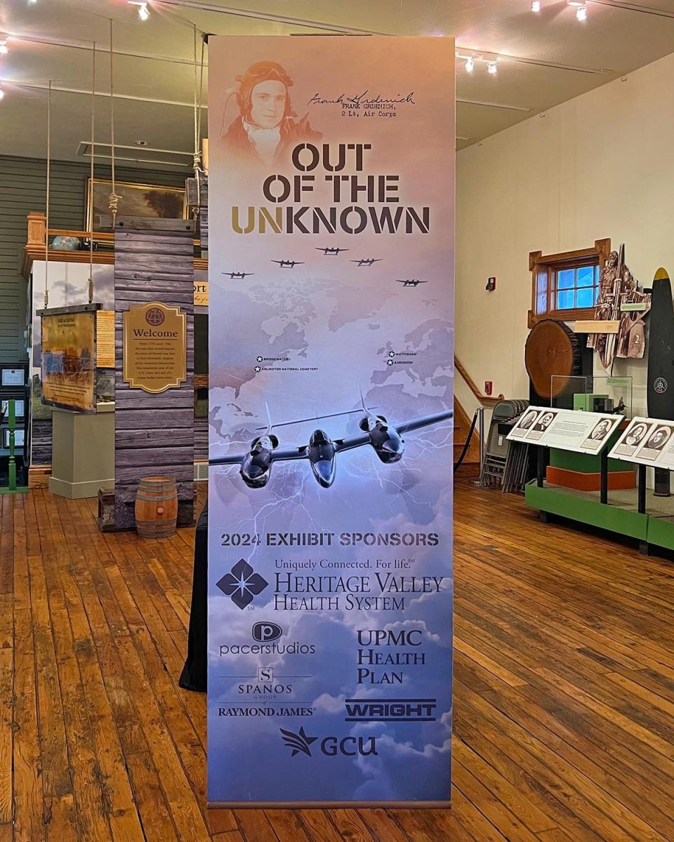 A visual from Beaver Area Heritage Museum's new exhibit, "Out of the Unknown: A Tribute to Frank Grdenich."