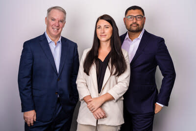 Carl Brazendale, Chief Operating Officer, Kerri Buggy, Operations Manager, and Nigel Singh, Chief Executive Officer, lead ViewTrade's expansion in the Australian market. 