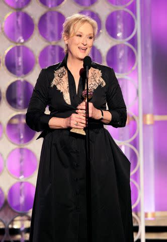 <p>Paul Drinkwater/NBCU Photo Bank/NBCUniversal via Getty </p> Meryl Streep on Jan. 15, 2012