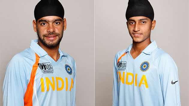 Harpreet and Harmeet were teammates at the Under 19 World Cup. Image: Getty