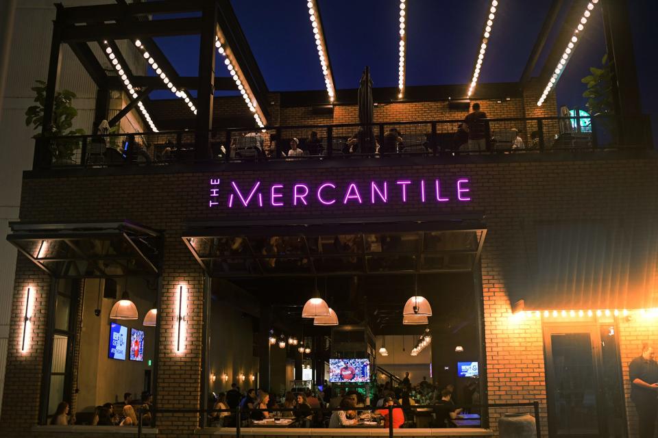 The new Mercantile restaurant Friday night.