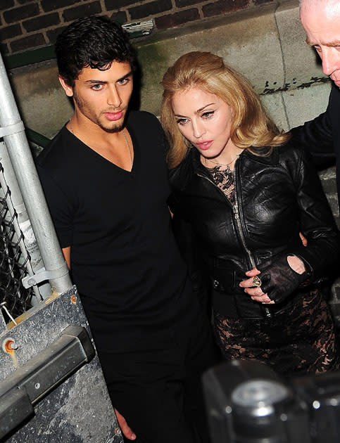 Madonna (51) and Jesus Luz (22).   After dating for a year, the Brazilian Underwear model dumped Madge.