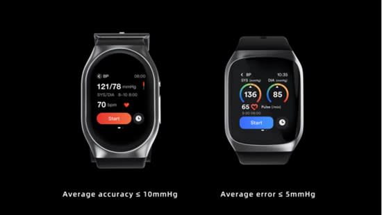 YHE BP Doctor Pro blood pressure smartwatch provides an all-in-one