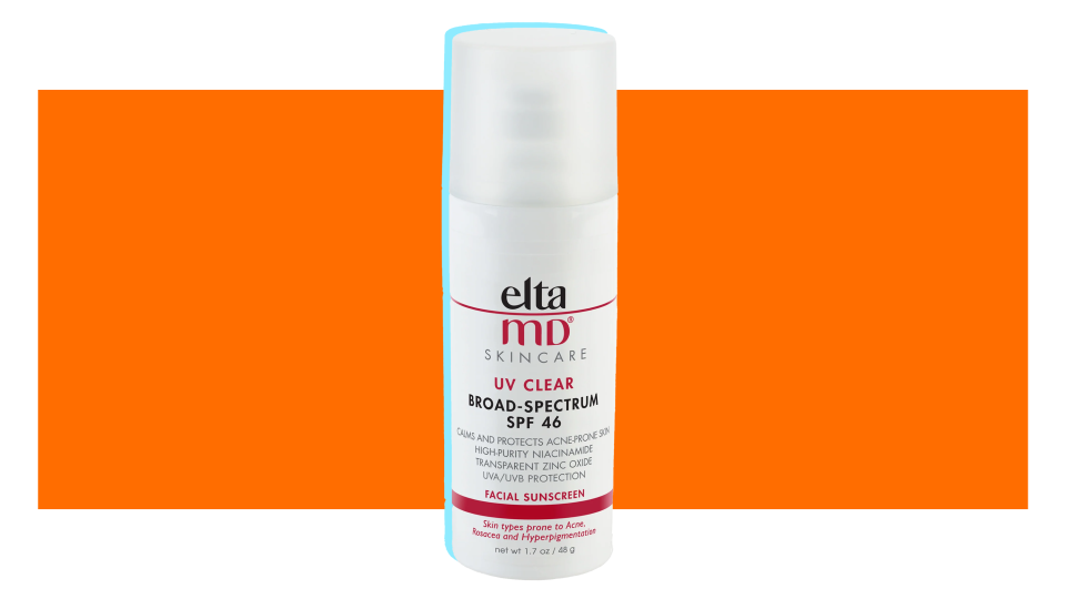 EltaMD’s UV Clear Facial Sunscreen ended up crusting around the contours of my nose after a full day of wear.