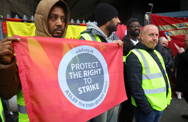 Rail strikes in London