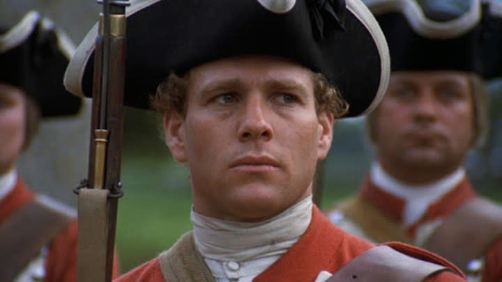 A soldier in "Barry Lyndon."