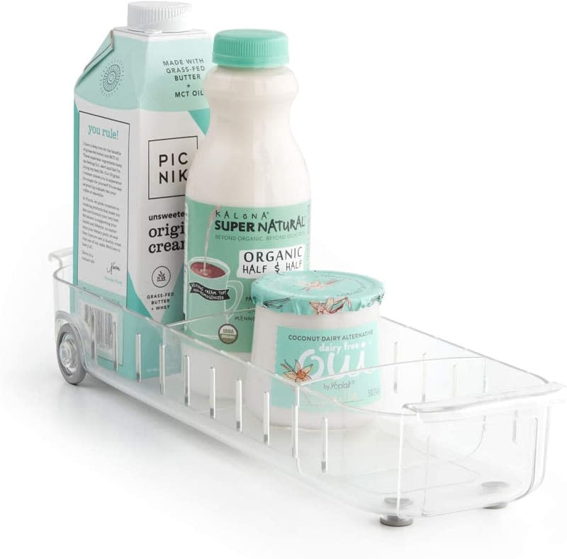 YouCopia RollOut Fridge Caddy, 4-Inch Wide