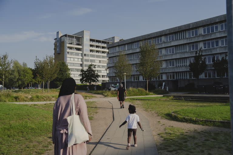 Edificios del barrio de Vollsmose, en Odense (Dinamarca), donde se ha ordenado a los residentes que se trasladen, el 11 de septiembre de 2023.