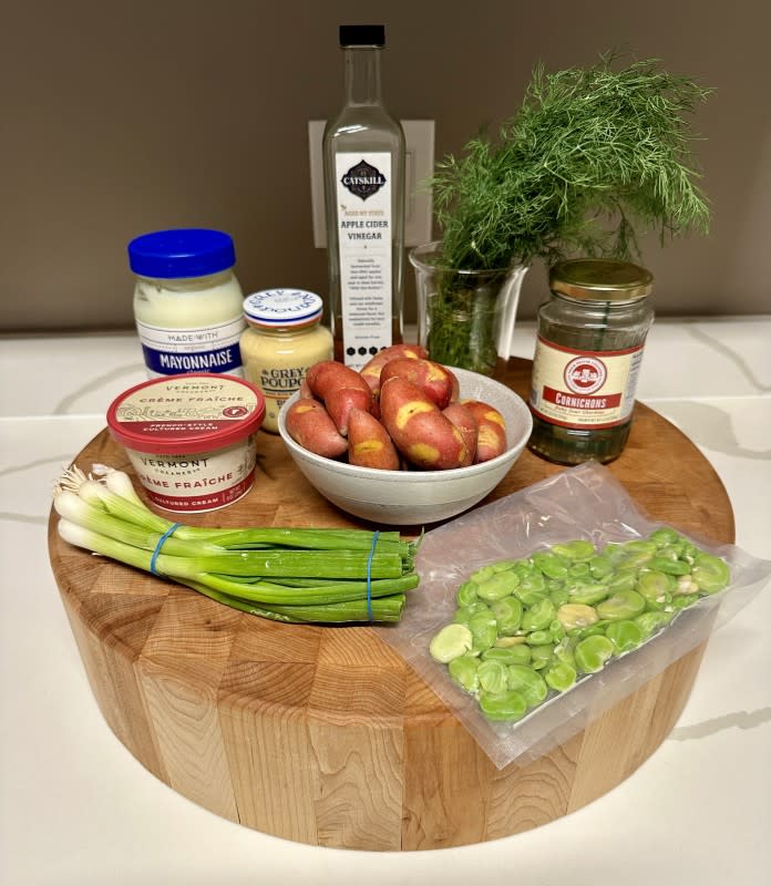 Chef-approved potato salad ingredients<p>Kelli Venner</p>