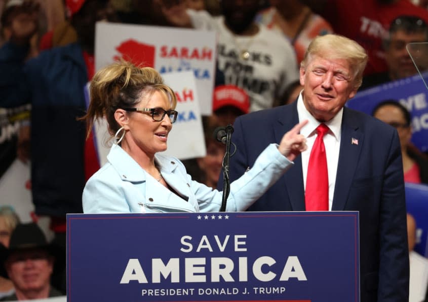 Donald Trump and Sarah Palin