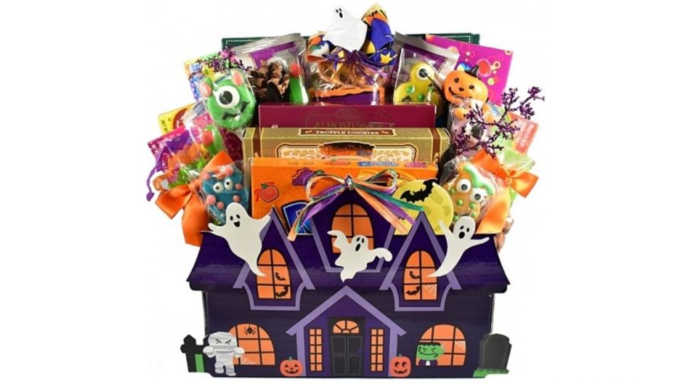 This super-sized spooky basket is perfect for a family.