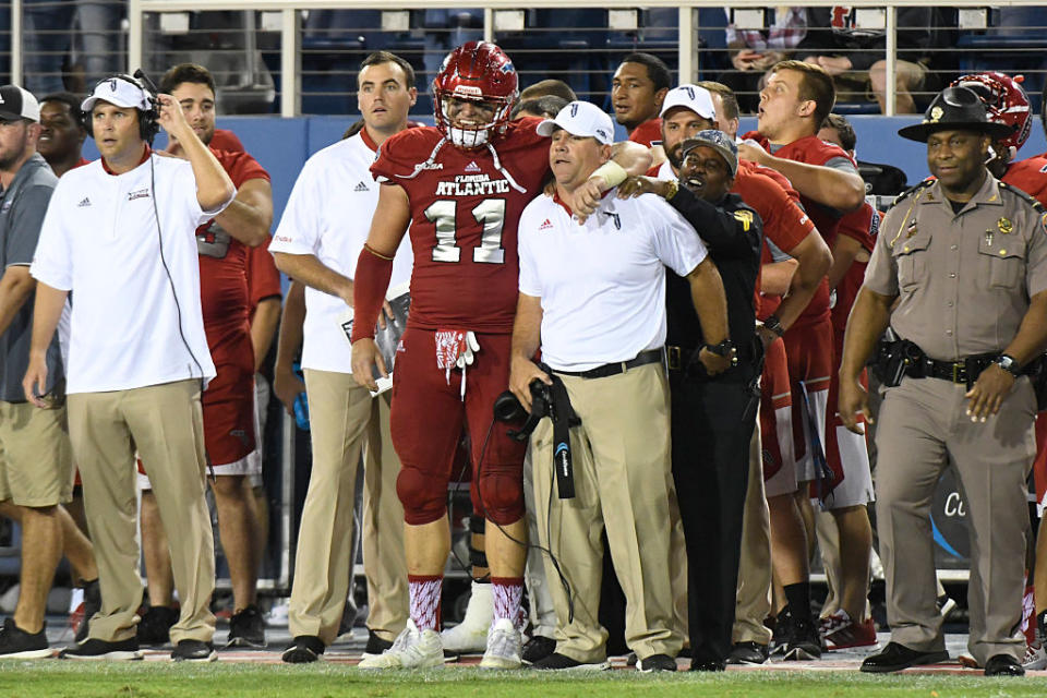 Florida Atlantic has fired coach Charlie Partridge after three seasons. (Getty)