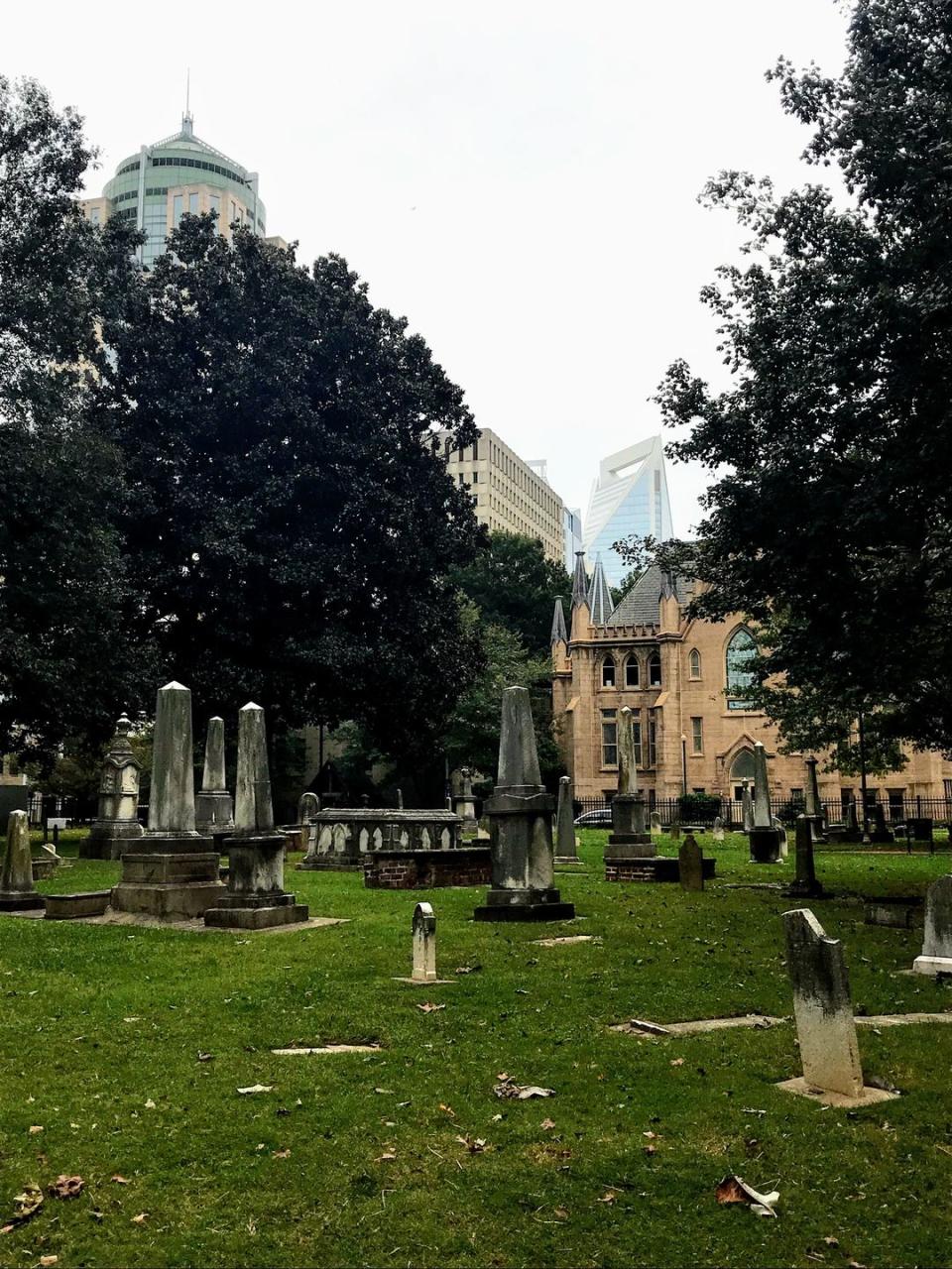 <p>From historic homes, to haunted graveyards, to old medical institutions, this 90-minute evening stroll through Charlotte's Fourth Ward is sure to leave you with nightmares. </p><p><a class="link " href="https://go.redirectingat.com?id=74968X1596630&url=https%3A%2F%2Fwww.tripadvisor.com%2FAttractionProductReview-g49022-d11474988-Charlotte_Beyond_the_Grave_Haunted_History_Walking_Ghost_Tour-Charlotte_North_Carol.html&sref=https%3A%2F%2Fwww.redbookmag.com%2Flife%2Fg37623207%2Fghost-tours-near-me%2F" rel="nofollow noopener" target="_blank" data-ylk="slk:LEARN MORE;elm:context_link;itc:0;sec:content-canvas">LEARN MORE</a></p>