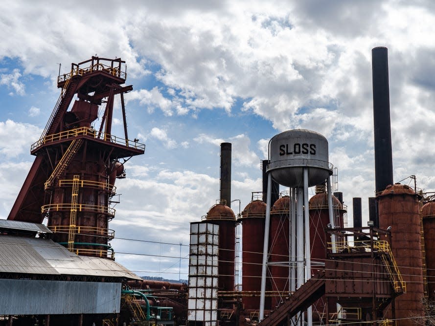 Sloss Furnaces in Alabama.