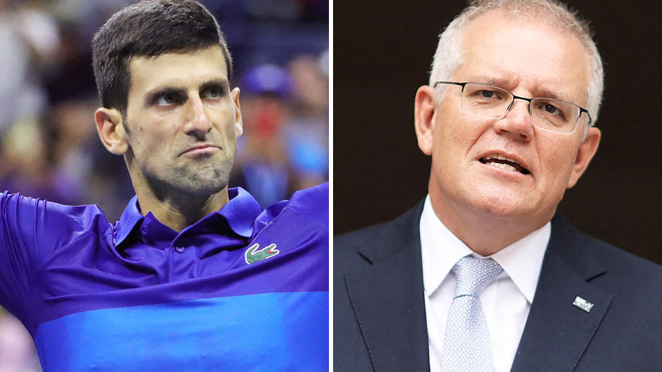 Novak Djokovic's visa fiasco highlights the incompetence of the Scott Morrison-led federel government, the Labor's Kristina Keneally says. Pictures: Getty Images