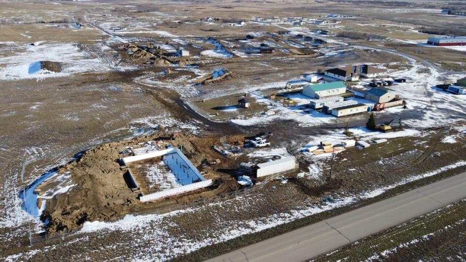 The framework for the new Women and Girls Center and 2 Spirit Safe Space is underway in the Pheasant Rump Nakota Nation community.