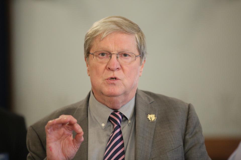 House Minority Leader Vic Miller, D-Topeka, said Republican leadership tend to put "poison pills" in tax bills.