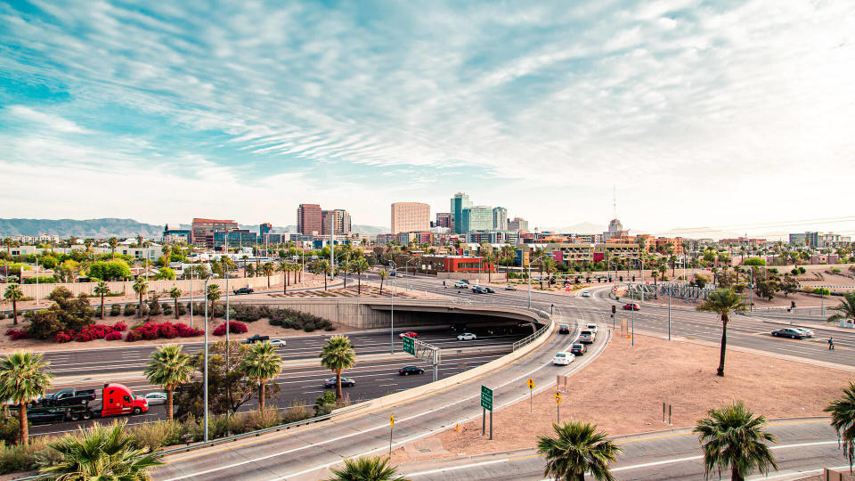 Phoenix arizona skyline