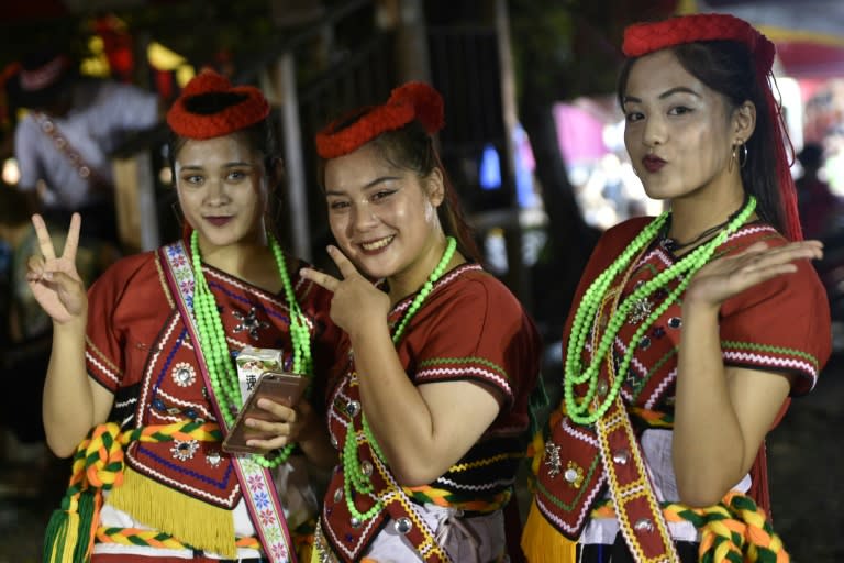 The harvest festival in Matai'an, Taiwan, culminates with single women taking their pick of eligible bachelors