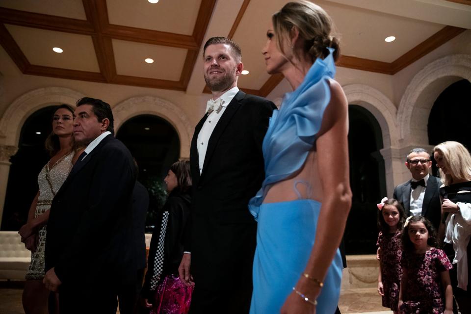 Eric and Lara Trump, the president's son and daughter-in-law.