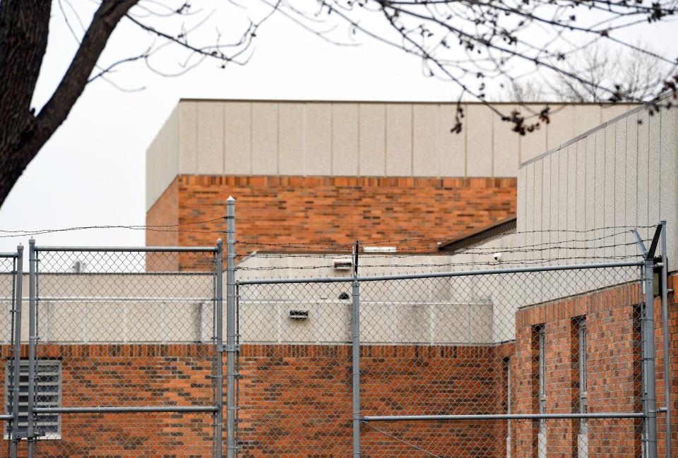 Fencing surrounds the Minnehaha County Juvenile Detention Center on Thursday, November 4, 2021, in Sioux Falls.