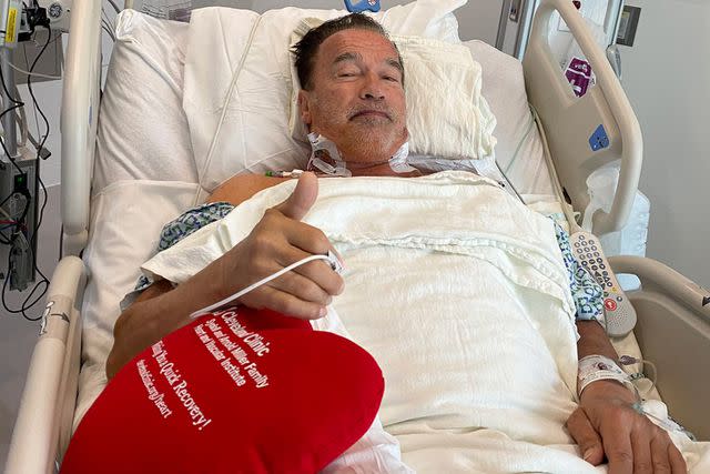 twitter Arnold Schwarzenegger after heart surgery in 2020