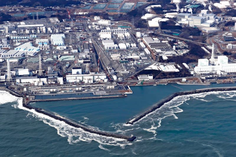 ▲日本福島第一核電廠核廢水在當地時間5日上午10時20分左右展開第二次排放計畫。圖為福島第一核電廠。（圖／美聯社／達志影像）