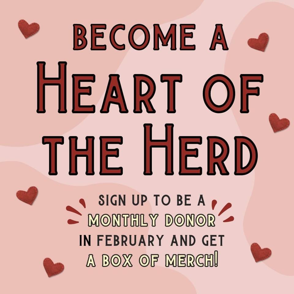 Dove Creek Equine Rescue (DCER) launched its February campaign to secure new monthly donors to support the equine rescue and become members of the Heart of the Herd.