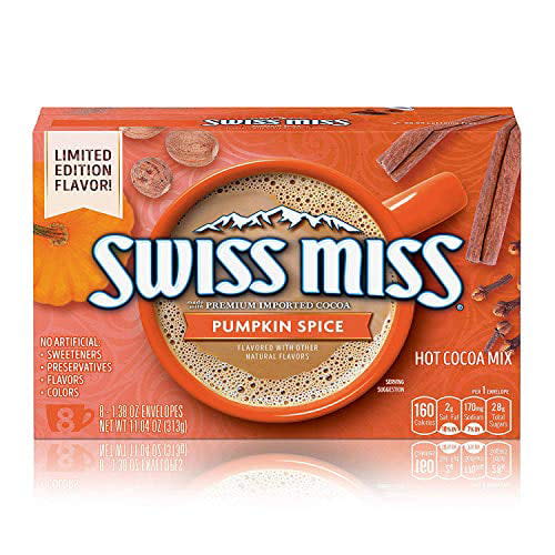 <p><a href="https://go.redirectingat.com?id=74968X1596630&url=https%3A%2F%2Fwww.walmart.com%2Fip%2FSwiss-Miss-Pumpkin-Spice-Hot-Cocoa-Mix-made-Premium-Imported-Real-Non-Fat-Milk-Gluten-Free-No-Artificial-Colors-Flavors-Preservatives-Sweeteners-1-Bo%2F655051056&sref=https%3A%2F%2Fwww.thepioneerwoman.com%2Fjust-for-fun%2Fg44852671%2Fpumpkin-spice-products-2023%2F" rel="nofollow noopener" target="_blank" data-ylk="slk:Shop Now;elm:context_link;itc:0;sec:content-canvas" class="link rapid-noclick-resp">Shop Now</a></p><p>Swiss Miss Pumpkin Spice Hot Cocoa Mix</p><p>walmart.com</p><p>$15.99</p>