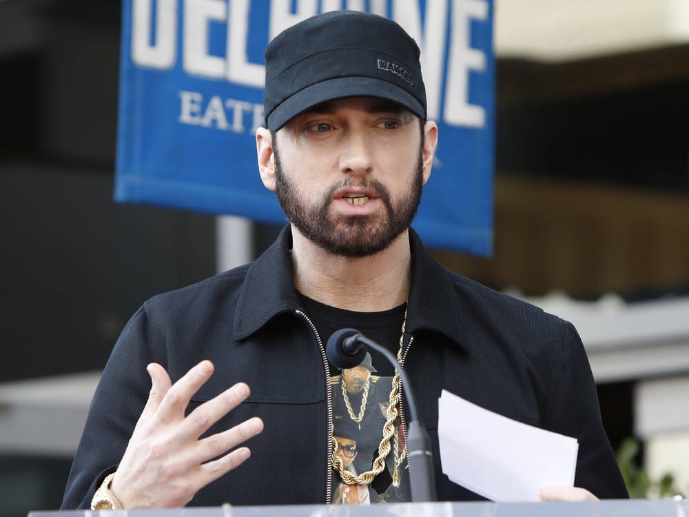 Ob Eminem auch eine Rede zu Ehren des Brautpaares hielt, ist nicht verbrieft. (Bild: imago/ZUMA Wire)