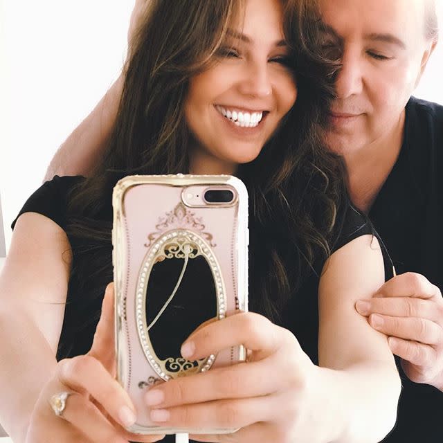 Thalía y su marido, Tommy Mottola/ Thalía / Instagram