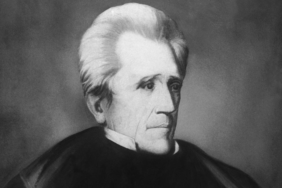 President Andrew Jackson, shown in an undated portrait, was a slave owner and a military leader who fought numerous battles against Native Americans.  