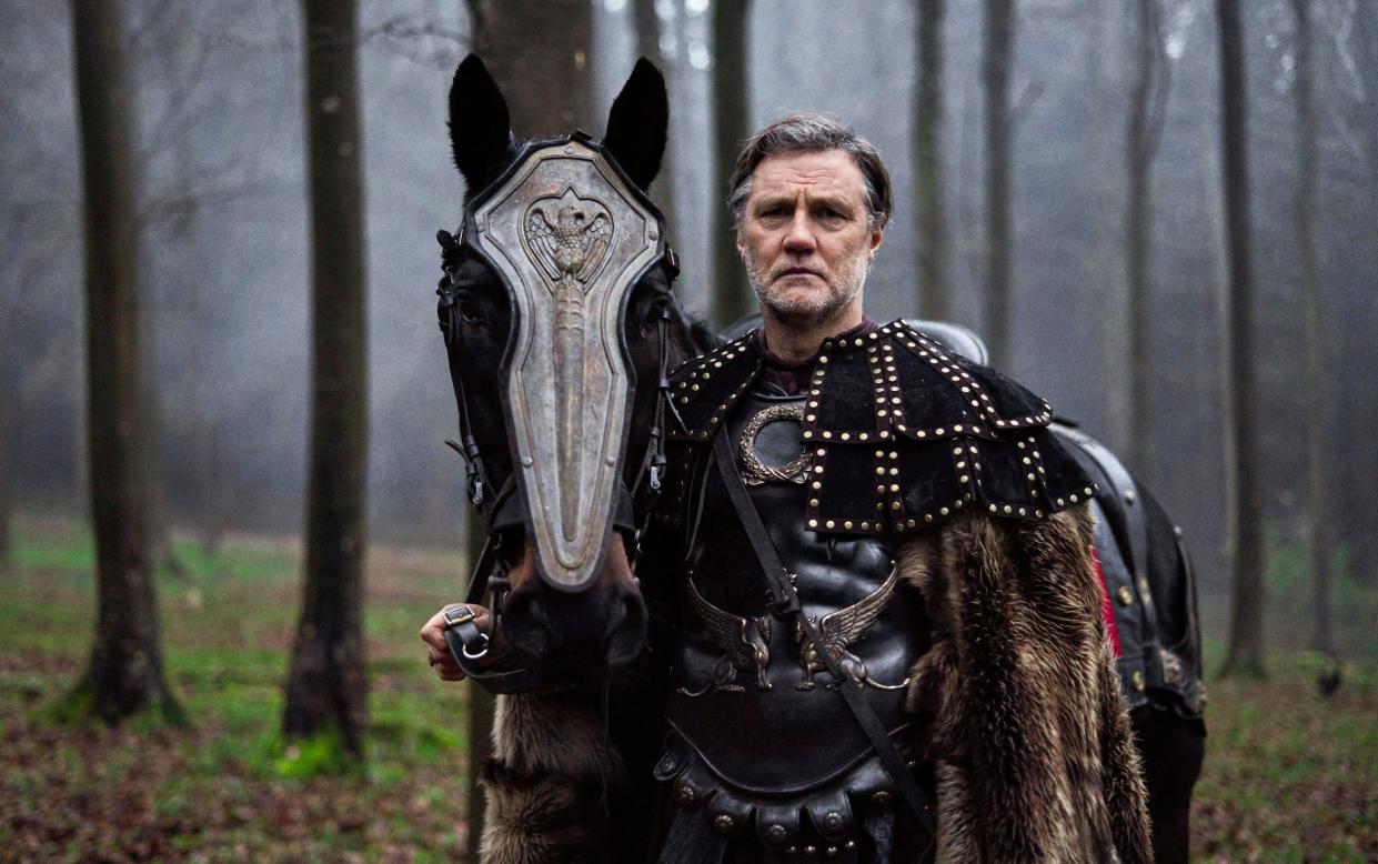 David Morrissey stars as glum villain Aulus - Sky UK