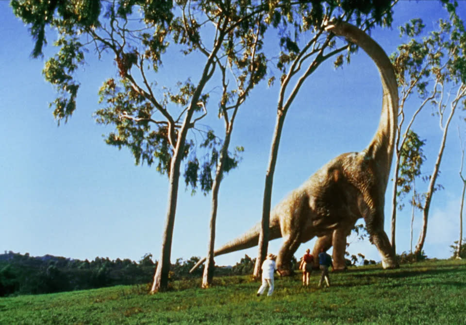 Die visuellen Effekte von Jurassic Park waren in Hollywood völlig revolutionär. (Universal/Alamy)