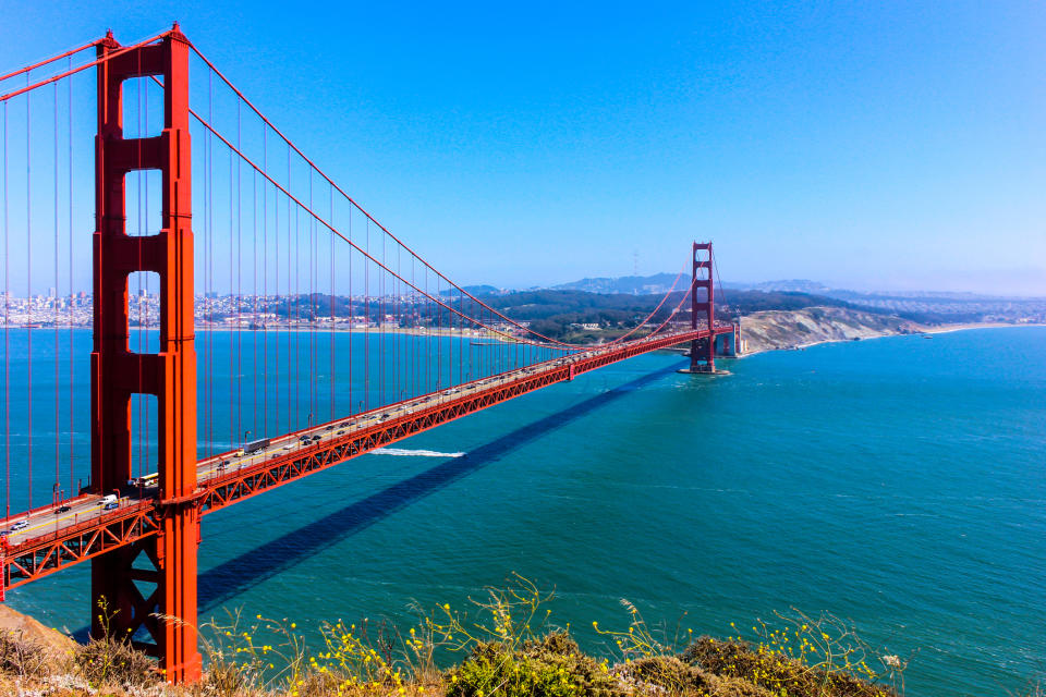 Golden Gate Bridge San Francisco California USA travel holidays tours