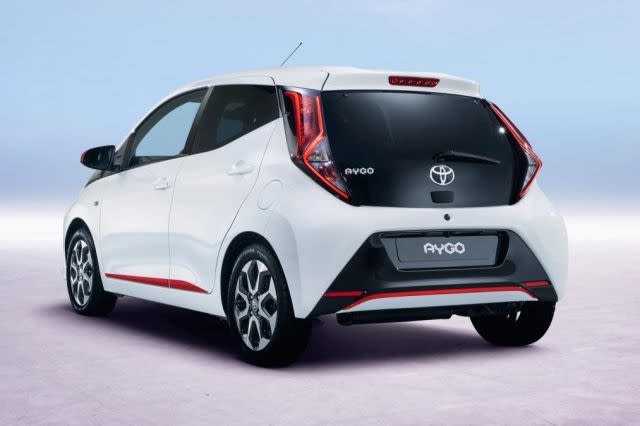 Facelifted Toyota Aygo