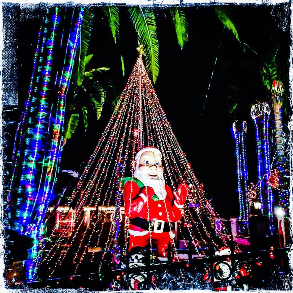 Candy Cane Lane in Woodland Hills, California