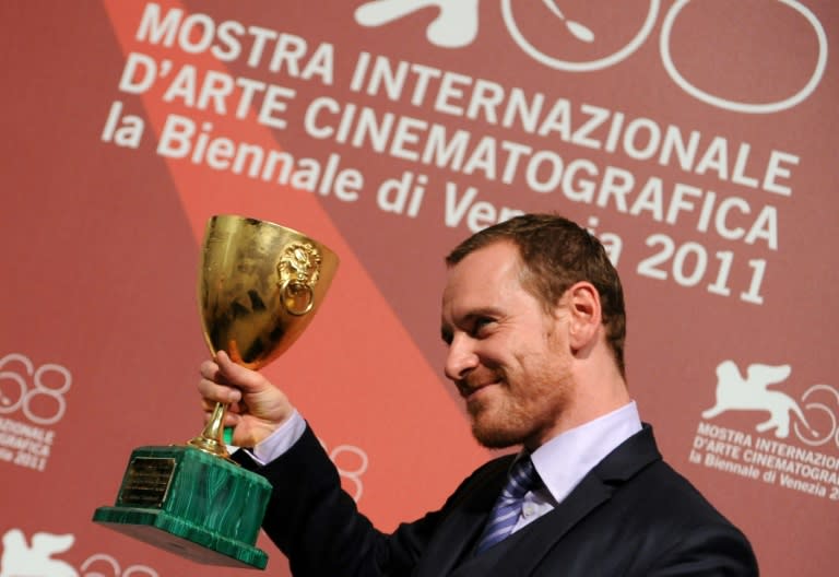 Fassbender won the Volpi Cup acting award in Venice in 2011 for 'Shame' (TIZIANA FABI)