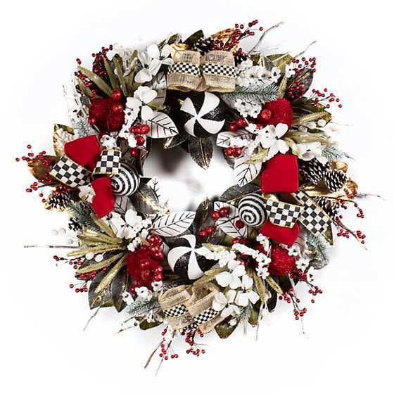 Checkmate Christmas Wreath