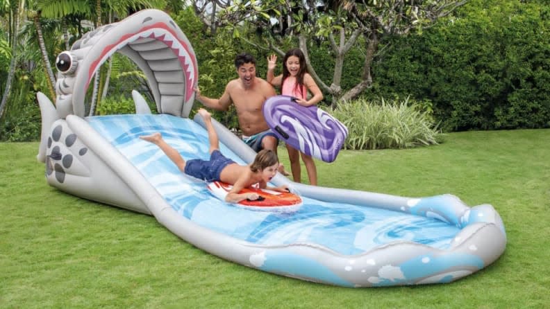 Your kids will love having their own personal water park right at home.