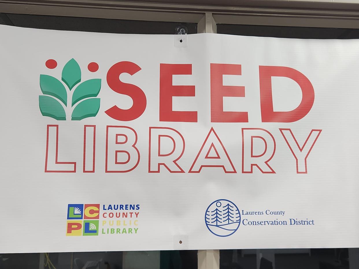 The Laurens County Library System's seed library program is in its second year. Patrons can receive two free packets of seeds each day.