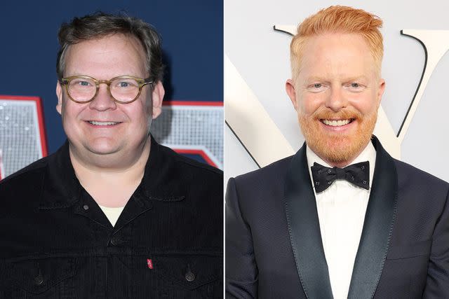 <p>Steve Granitz/FilmMagic; Kevin Mazur/Getty</p> Andy Richter was a guest on Jesse Tyler Ferguson's podcast