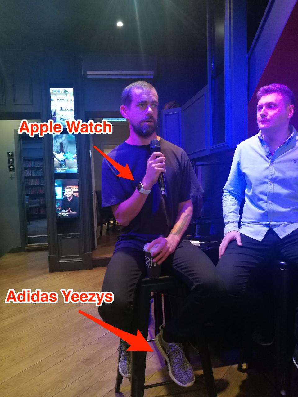 Jack Dorsey Apple Watch Adidas Yeezys